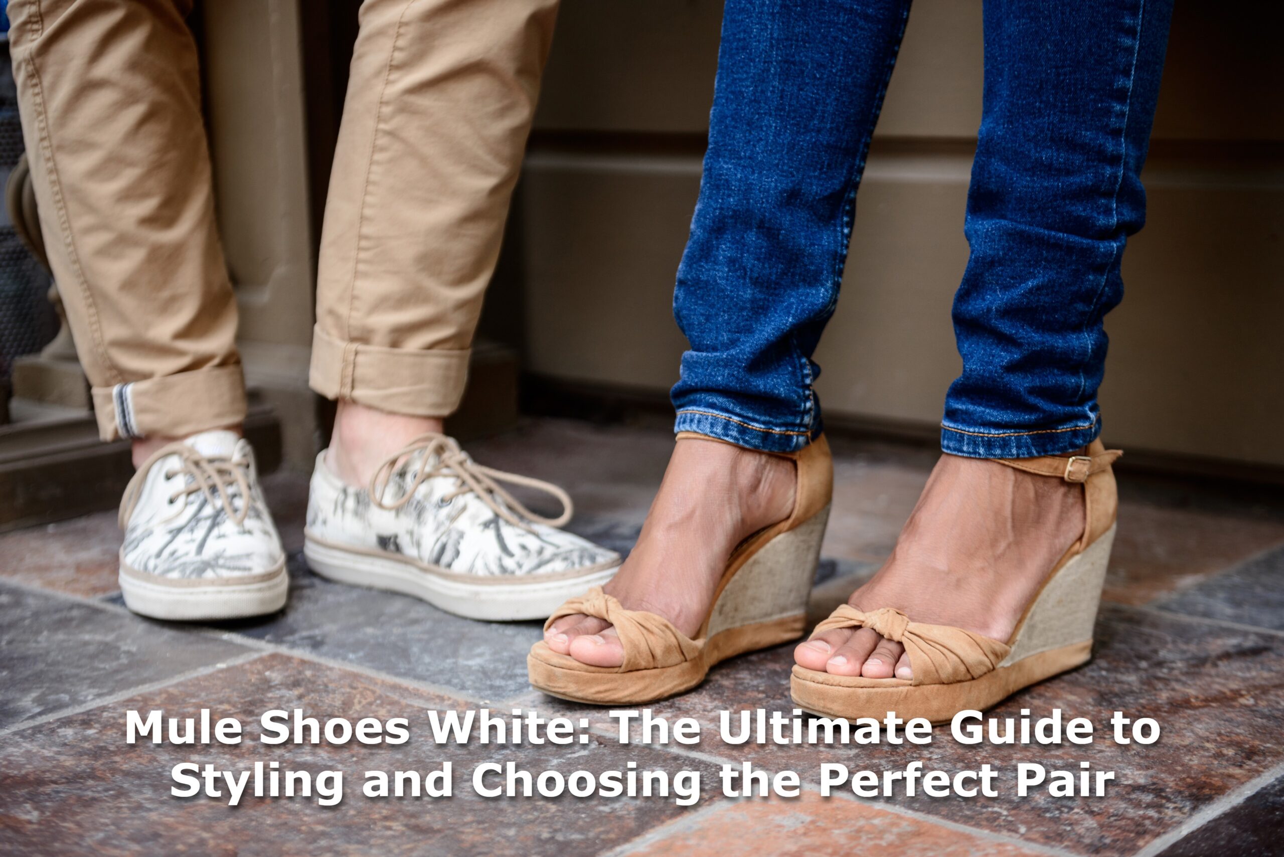 Mule Shoes White