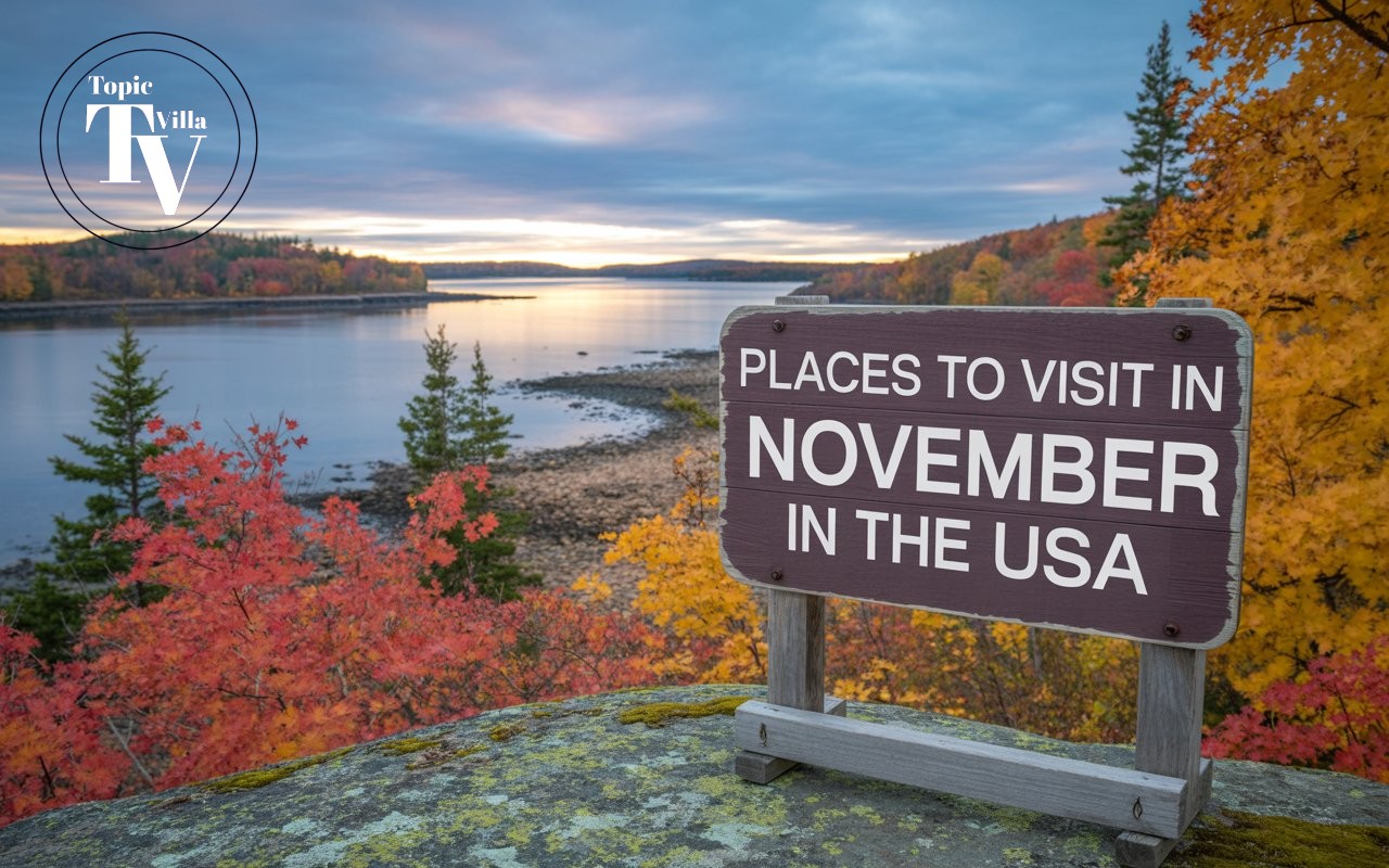 Places to Visit in November in the USA