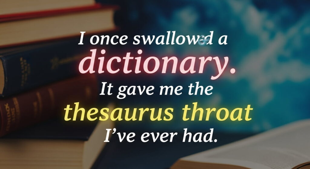 27. “I once swallowed a dictionary. It gave me the thesaurus throat I’ve ever had.” The pun here merges “thesaurus” with “sorest,” making it a witty literary joke. 28. “I told my wife she should do lunges to stay in shape. That was a big step forward.” The joke takes “a big step forward” literally in the context of lunges, making it a fun fitness pun. 29. “I burned 2,000 calories today… I forgot the pizza in the oven.” This joke surprises you with the twist that it’s not about exercise but an unfortunate kitchen mishap. 30. “I bought a belt made of watches. It was a waist of time.” Here, “waist” is a pun on both the body part and wasting time. A classic, clean joke. 31. “I once had a job as a professional cricket player, but it was just not my pitch.” The humor comes from mixing sports terminology with personal preference. It’s perfect for sports fans. 32. “I gave all my dead batteries away… free of charge.” A fun little pun where “free of charge” works for both electricity and cost. 33. “I once worked for a calendar factory, but I got fired for taking a couple of days off.” The joke’s twist is in taking “days off” literally — removing them from the calendar. 34. “I don’t trust stairs. They’re always up to something.” This personifies stairs, turning them into sneaky characters. Short, silly, and fun. 35. “I stayed at a hotel with a broken elevator… I had to take steps to get to my room.” A clever play where “taking steps” works both literally and figuratively as a solution. 36. “I used to hate facial hair… but then it grew on me.” A classic joke where “grew on me” is taken literally, adding a fun twist. 37. “I’ve just written a song about tortillas. Well, it’s more of a rap.” The humor comes from the pun on “rap” — both a music style and wrapping food. 38. “I knew I shouldn’t have had seafood… I’m feeling a little eel.” Here, “eel” replaces “ill” for a silly, food-themed pun. 39. “I tried to make a belt out of pancakes… it was a waist of batter.” Combining food humor with a pun on “waste,” this is a light, breakfast-friendly joke. 40. “I told my friend she drew her eyebrows too high. She looked surprised.” The humor lies in the fact that high-drawn eyebrows literally make someone look surprised. A quick and visual punchline. 