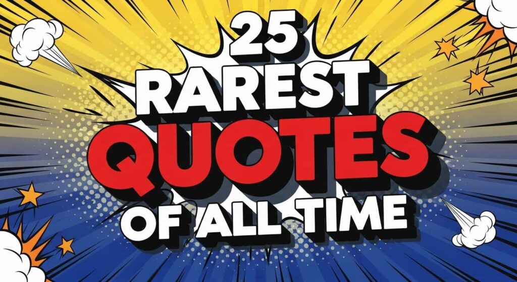 25 Rarest Quotes of All Time
