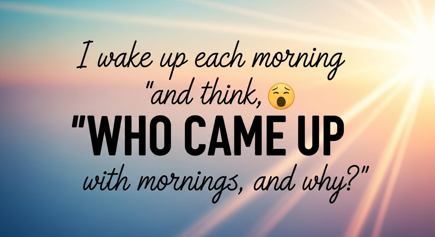 Morning Humor Quotes